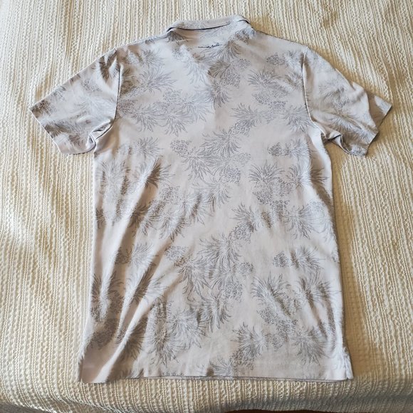 Travis Mathew Golf Polo - White w/muted Gray - Picture 4 of 5